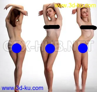 十个美少女模型的图片