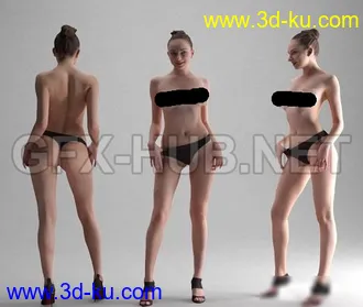 十个美少女模型的图片