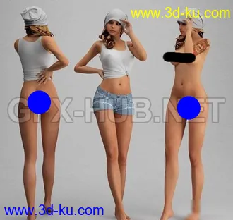 十个美少女模型的图片