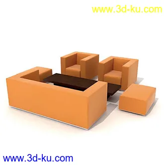组合沙发模型20个的图片