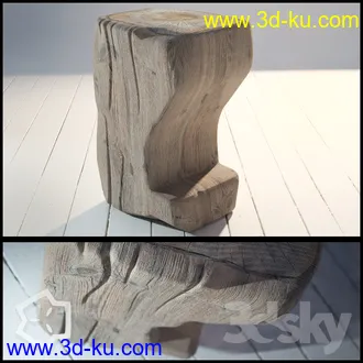 芝加哥城市景观的木墙艺术品,木头模型,女战士雕像模型的图片