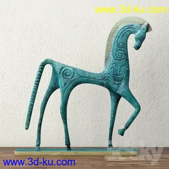飞马,天马,母狮子,豹子,犬,马,牛头,猴子,鱼,蜗牛,乌龟,鹰,魔鬼鱼,大象,石像,金属,雕刻模型的图片