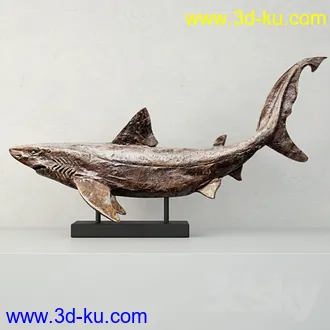 羊头雕像,狮子雕像,马头,犀牛,河马,鹿,鲨鱼雕像,狐狸,鸽子,孔雀铜像模型的图片11