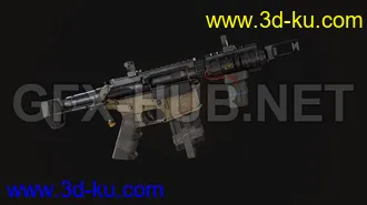 M4突击步枪,纳粹头盔,M1A2主战坦克,狙击步枪,PPK手枪模型的图片2