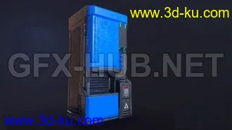 调音器,易拉罐,塑料桶,补给品,缝纫机模型的图片