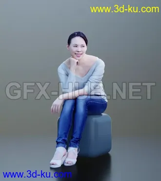 现代人物模型合集的图片26