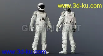丧尸,生化服饰,太空服,头盔,铁甲,宇航服模型的图片1