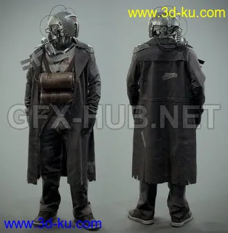 丧尸,生化服饰,太空服,头盔,铁甲,宇航服模型的图片6