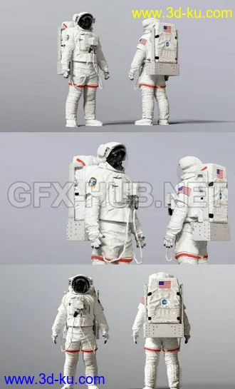 丧尸,生化服饰,太空服,头盔,铁甲,宇航服模型的图片10