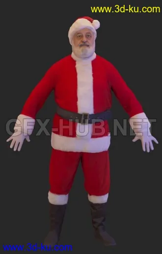 皮甲,外套,假人模特,衣服模特,圣诞老人模型的图片3