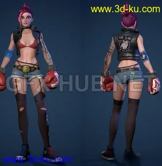 阿丽塔,战斗天使,女拳击手,性感少女,灵魂萨满角色模型的图片