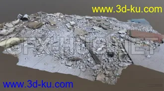 岩石,石头,砖头,碎石,泥土,沙土,砖墙,泥路,矿石,水泥柱,陨石模型的图片23