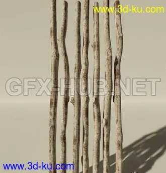 竹子,木头,落叶,草地,木柴,树枝,树干,烂树桩,酒桶,枯萎的花朵模型的图片