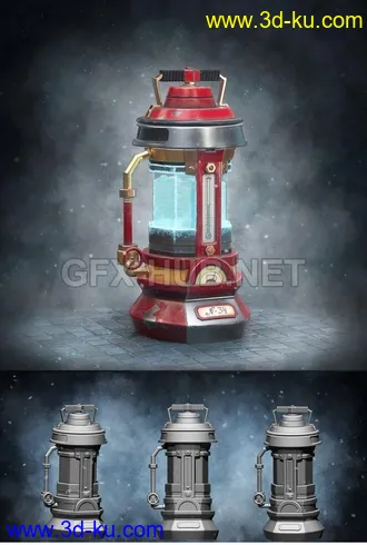 补给箱,医疗箱,集装箱,皮箱,生化容器,宝箱模型的图片5