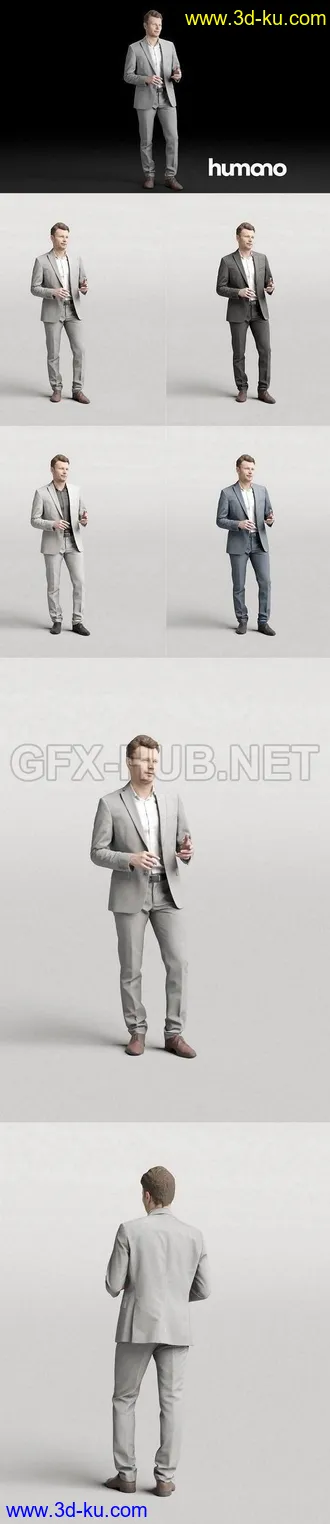 各种职业,各种年龄人物模型合集的图片
