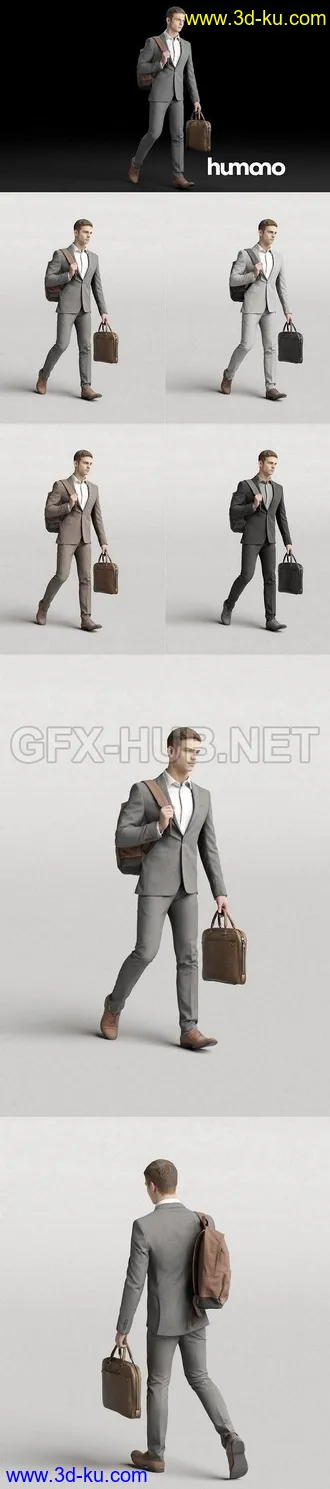 各种职业,各种年龄人物模型合集的图片
