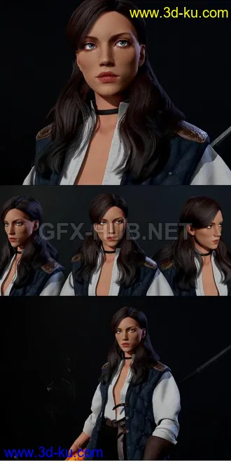 美少女模型,卡通少女,和服少女,肌肉少女模型的图片