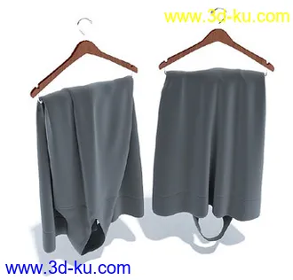 衣服模型,裤子模型,裙子模型,窗帘模型共30个的图片