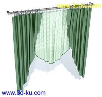 衣服模型,裤子模型,裙子模型,窗帘模型共30个的图片