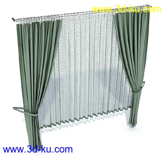 衣服模型,裤子模型,裙子模型,窗帘模型共30个的图片