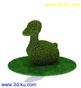 园林景观模型,造型植物模型,玫瑰模型的图片