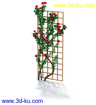 园林景观模型,造型植物模型,玫瑰模型的图片18