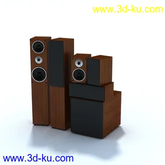DVD播放器,VCD播放器,功放机,扩音机,音箱模型,低音炮,音响设备,模型合集的图片