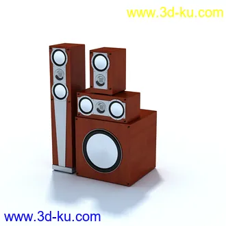 DVD播放器,VCD播放器,功放机,扩音机,音箱模型,低音炮,音响设备,模型合集的图片