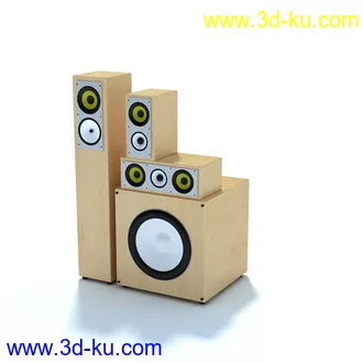 DVD播放器,VCD播放器,功放机,扩音机,音箱模型,低音炮,音响设备,模型合集的图片