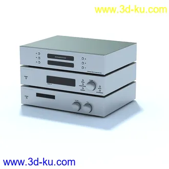 DVD播放器,VCD播放器,功放机,扩音机,音箱模型,低音炮,音响设备,模型合集的图片