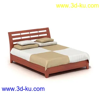 床模型合集(90个模型)的图片