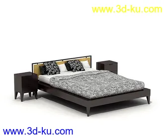 床模型合集(90个模型)的图片