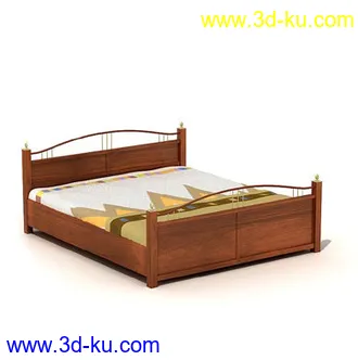 床模型合集(90个模型)的图片