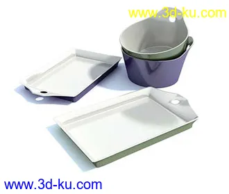 酱油瓶,杯子,筷子,盘子,茶壶,勺子,陶瓷盛具,长形碟,汤匙,茶杯,模型合集的图片4