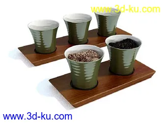 酱油瓶,杯子,筷子,盘子,茶壶,勺子,陶瓷盛具,长形碟,汤匙,茶杯,模型合集的图片5