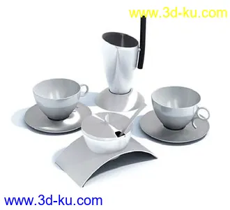 酱油瓶,杯子,筷子,盘子,茶壶,勺子,陶瓷盛具,长形碟,汤匙,茶杯,模型合集的图片6