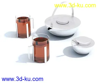 酱油瓶,杯子,筷子,盘子,茶壶,勺子,陶瓷盛具,长形碟,汤匙,茶杯,模型合集的图片