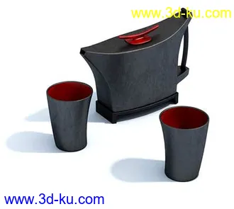 酱油瓶,杯子,筷子,盘子,茶壶,勺子,陶瓷盛具,长形碟,汤匙,茶杯,模型合集的图片