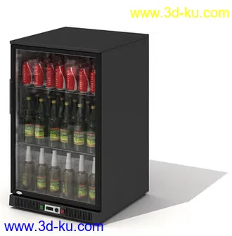 冷饮模型,饮料,果汁,冰箱,冰柜,冷藏冷冻柜,商品柜,模型合集的图片