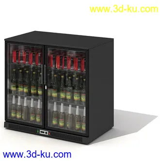 冷饮模型,饮料,果汁,冰箱,冰柜,冷藏冷冻柜,商品柜,模型合集的图片