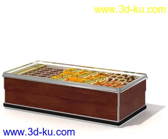 橱窗,货架,货柜,日常用品,超市杂货,商品柜,置物架,柜台,模型合集的图片2