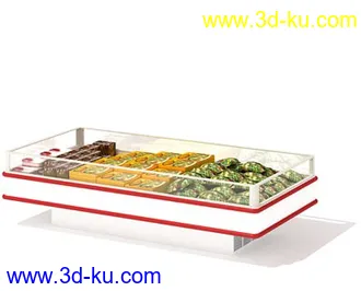 橱窗,货架,货柜,日常用品,超市杂货,商品柜,置物架,柜台,模型合集的图片5