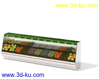 橱窗,货架,货柜,日常用品,超市杂货,商品柜,置物架,柜台,模型合集的图片13