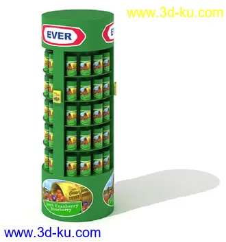 橱窗,货架,货柜,日常用品,超市杂货,商品柜,置物架,柜台,模型合集的图片19