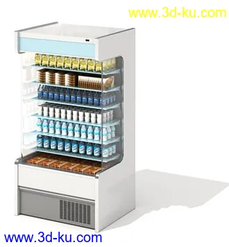 橱窗,货架,货柜,日常用品,超市杂货,商品柜,置物架,柜台,模型合集的图片26