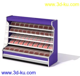 橱窗,货架,货柜,日常用品,超市杂货,商品柜,置物架,柜台,模型合集的图片27