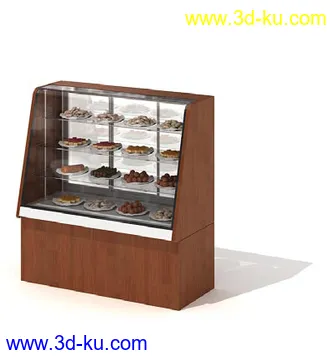 橱窗,货架,货柜,日常用品,超市杂货,商品柜,置物架,柜台,模型合集的图片34