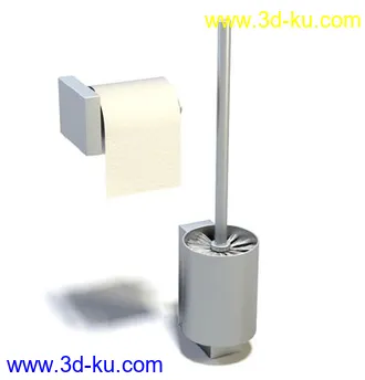 卫浴物品,纸球,卫生纸,马桶刷,香水,洗手液,洗面液,化妆品,模型合集的图片3
