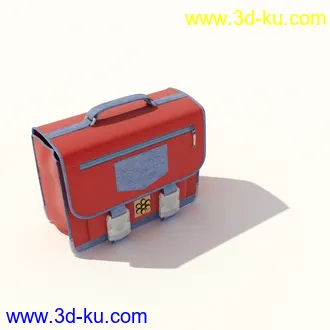 皮包模型,皮袋,手提包,公文包,背包,旅行包,拉杆行李箱,模型合集的图片23