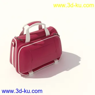 皮包模型,皮袋,手提包,公文包,背包,旅行包,拉杆行李箱,模型合集的图片24